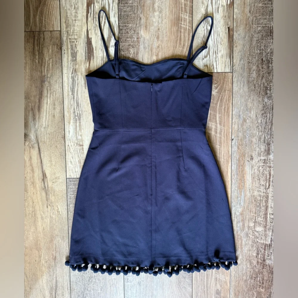 French Connection Navy Spaghetti-Strap Mini Dress size 6 - Picture 3 of 4
